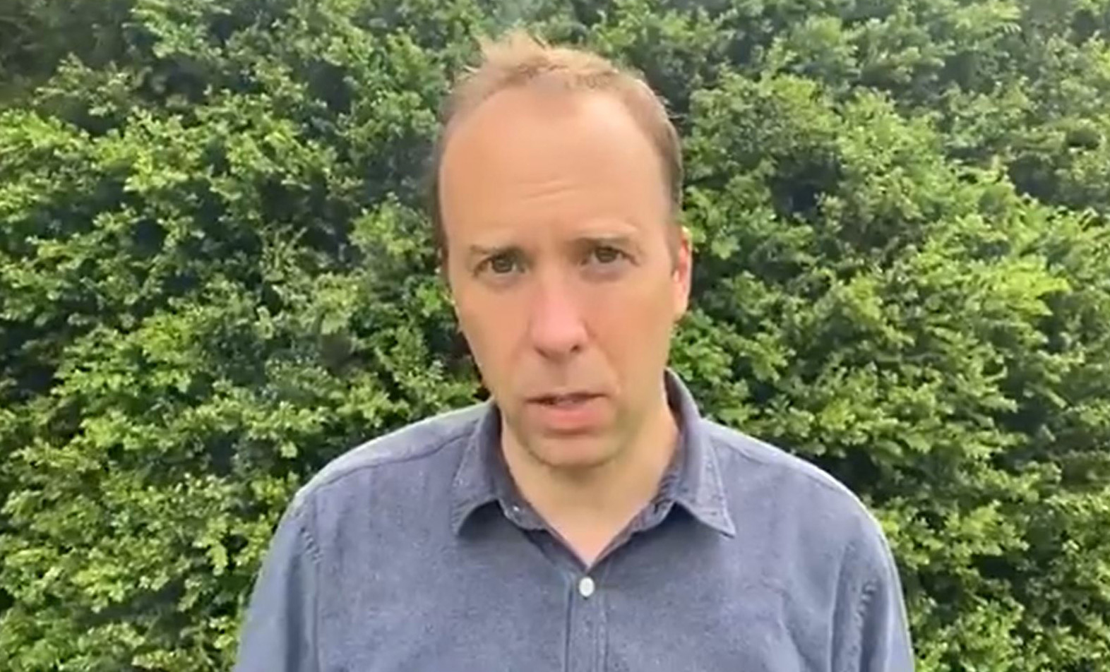 Screengrab taking from the video posted by Matt Hancock on his twitter feed where he resigned as Health Secretary on June 26, 2021 (Matt Hancock/PA Wire) 