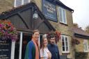 Manager Sophie, sommelier Vicky and chef Alex are the new managers of the community-owned Addington Arms pub in Beckley