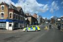 In photos: Police cordon off Amersham Hill next to Wycombe station for bomb squad
