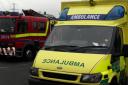 Emergency services treat man after night-time blaze