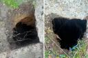 Bucks resident discovers six-metre sinkhole in their back garden
