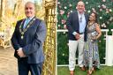 Gerrards Cross Mayor Andrew Wood (L) has resigned over backlash at his relationship with Town Clerk Jiya Jilani; Mr Wood and Ms Jilani (R) began their relationship in February 2023