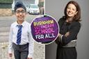 Joy Morrissey (R), the Conservative MP for Beaconsfield has campaigned for a new school in Burnham