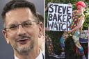Steve Baker (L) has called members of Steve Baker Watch (R) 