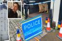 The scene in High Wycombe after the murder and inset Cameron Bailey and Reading Crown Court
