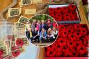 'We have so much to thank them for': Woman honours town's war heroes with 300 poppies