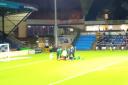 Luke Leahy was treated for around 20 minutes in Wycombe's defeat against Stevenage on November 11