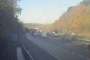 Two cars crash on M40 near High Wycombe