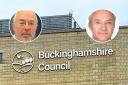 Promises by Buckinghamshire Council Leader Martin Tett (L) that the council 