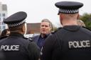 Keir Starmer speaks to police about knife crime during visit to Bucks