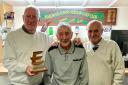 Alf Osborne (right) turned 90 recently. He is pictured with his friends Brian Brown (centre) and Rod Stratford (left)
