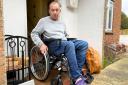 Robert Tyler said he was scared he would 'fall again' after council delays to repairs at his home