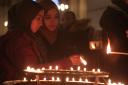 PICTURES: Hundreds join together for 'monumental' vigil following Paris massacre