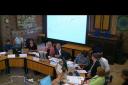 STARS: A screenshot from Christchurch Borough Council's live stream of the planning committee meeting
