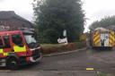 Care home residents and staff evacuated after fire rips through living room