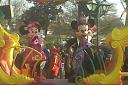 The daily parade in Disneyland Paris.