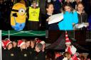 PICTURES: Miss Santa and giant minion entertain crowds at popular late night shopping event