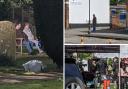 Ricky Gervais was spotted filming in Beaconsfield on several occasions