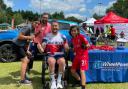 Paralympics GB rower Benjamin Pritchard gave each rider their medal (All image: WheelPower Events).