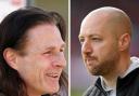 Gareth Ainsworth (left) will face Ben Garner (right) for the second time as a manager. The first meeting was in February 2020 when Wycombe beat Bristol Rovers 3-1 at Adams Park (PA)