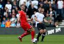Sam Vokes (pictured against Derby) scored his first goal of the season against Sheffield Wednsday (PA)