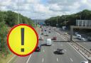 The early morning crash caused traffic disruption on the M25