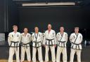 From left: Nick Thompson-Tanner, Matt Lunn, Kevin Hawley Chief Instructor, Steve Martin, Colin Rance, and Adam Robertson