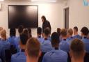 Gareth Ainsworth spoke to the Wycombe players a day before he was officially announced as the QPR manager on February 21