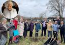 Women's Institute plant tree in tribute to the Queen