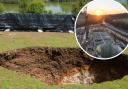 'HS2 works must stop': Sinkhole appears on field above tunnelling site