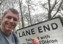 Chris Turton has walked from Aylesbury to Lane End as part of his preparation for the 70-mile trek