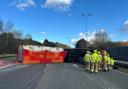 The incident happened along the M40 between Stokenchurch and High Wycombe on March 24