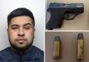 Man jailed for five years after police find TWO firearms and ammunition in car