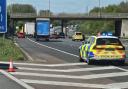LIVE: 'Serious' delays on M40 after lorry crash