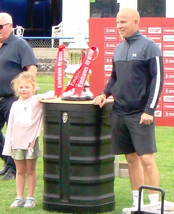 The FA Cup trophy in Marlow