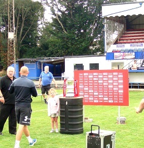 The FA Cup trophy in Marlow