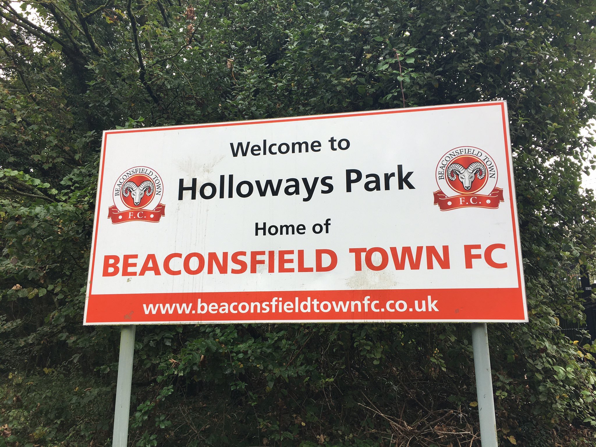 Holloways Park is the home of Beaconsfield Town FC 
