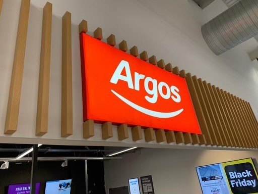 There is an Argos at the branch 