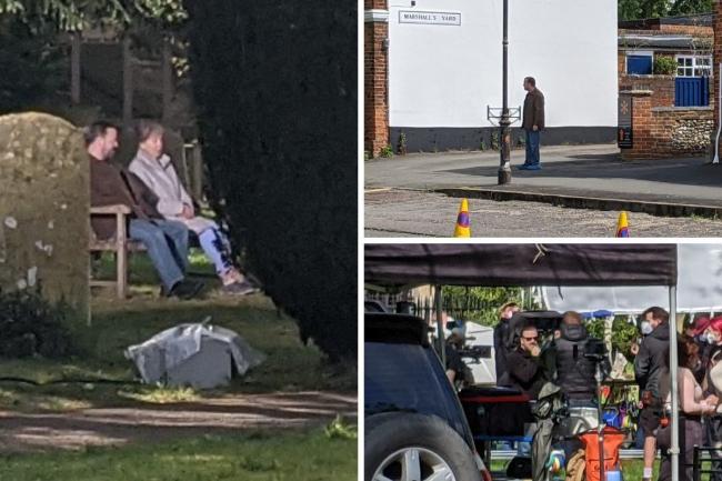 Ricky Gervais spotted filming in Beaconsfield