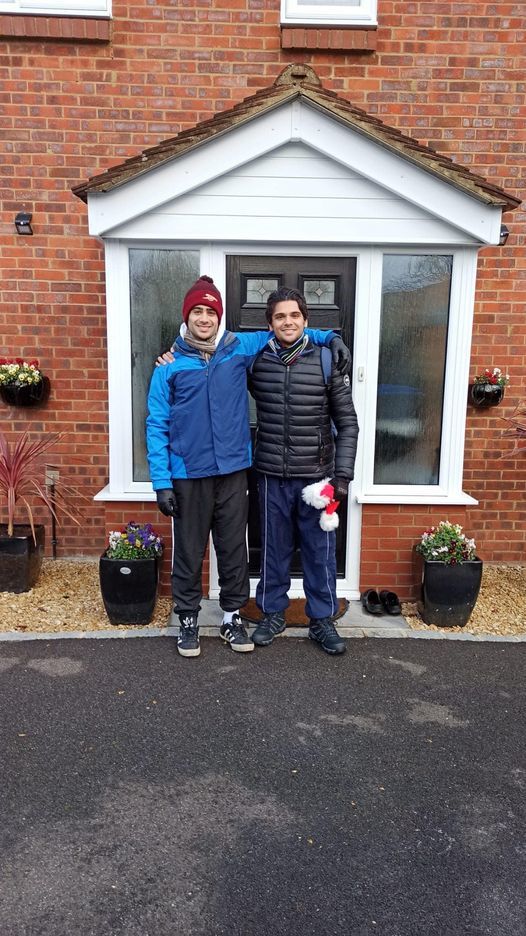 We began our walk from Aylesbury at 9.09am on December 11
