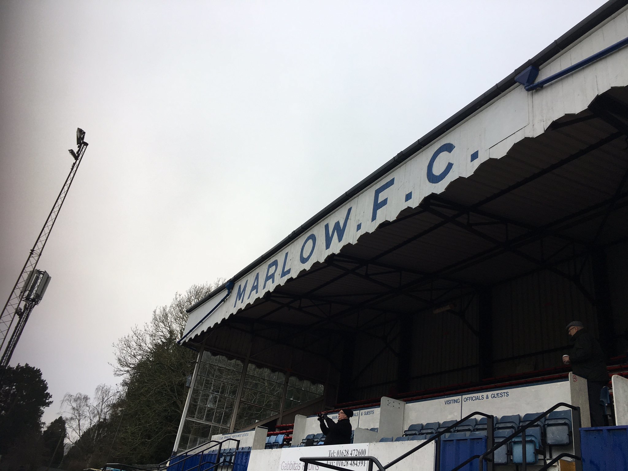 Marlow United and Marlow play at the Alfred Davies Stadium 