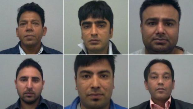 Bucks Free Press: Clockwise from top left - Vikram Singh, Akbari Khan, Asif Hussain, Mohammed Imran, Taimoor Khan and Arshad Jani were all found guilty