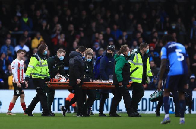 Corry Evans was badly injured in the second half (PA)