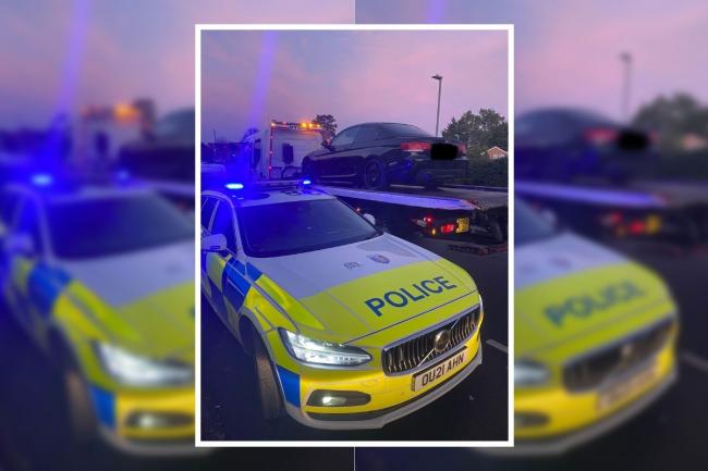 Police caught this BMW driver in the same place as they did in November [TVP Roads Policing]