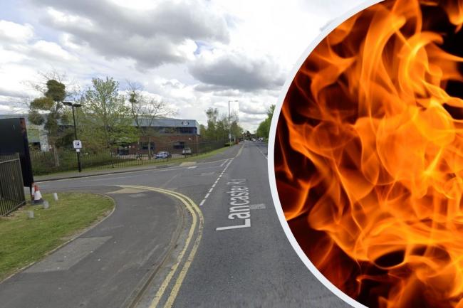 A burning smell was reportedly coming from beneath Lancaster Road and Wellington Road in High Wycombe
