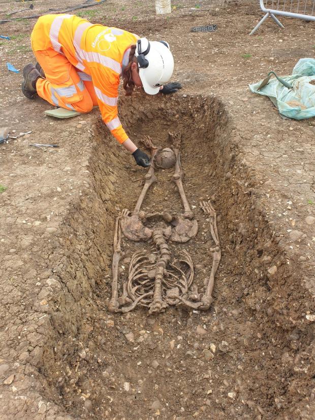 Bucks Free Press: Up to 40 skeletons have been uncovered