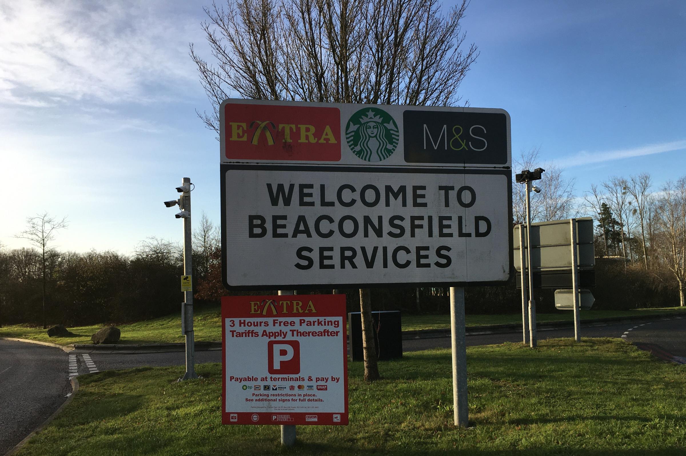 The stadium is a two minute drive away from Beaconsfield Services 