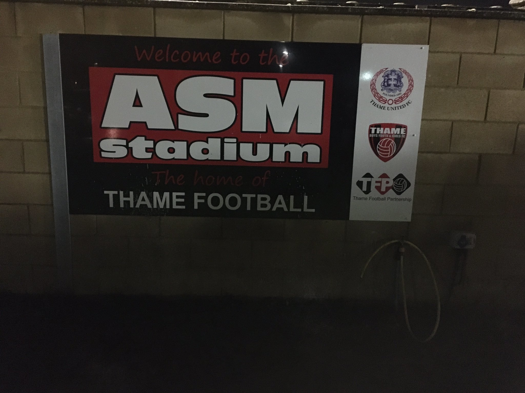 It took place at the ASM Stadium in Thame 