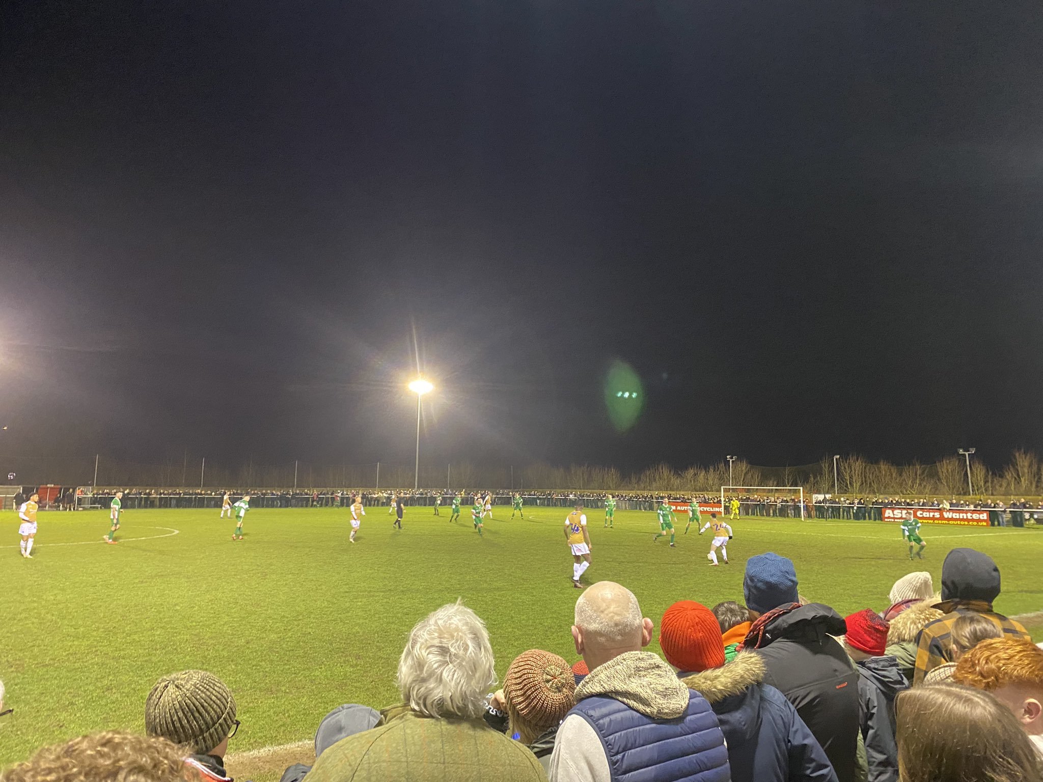 A crowd of 1,904 went and watched Wycombe take on Long Crendon at the ASM on February 15 (@Ollie_Bayliss on Twitter)