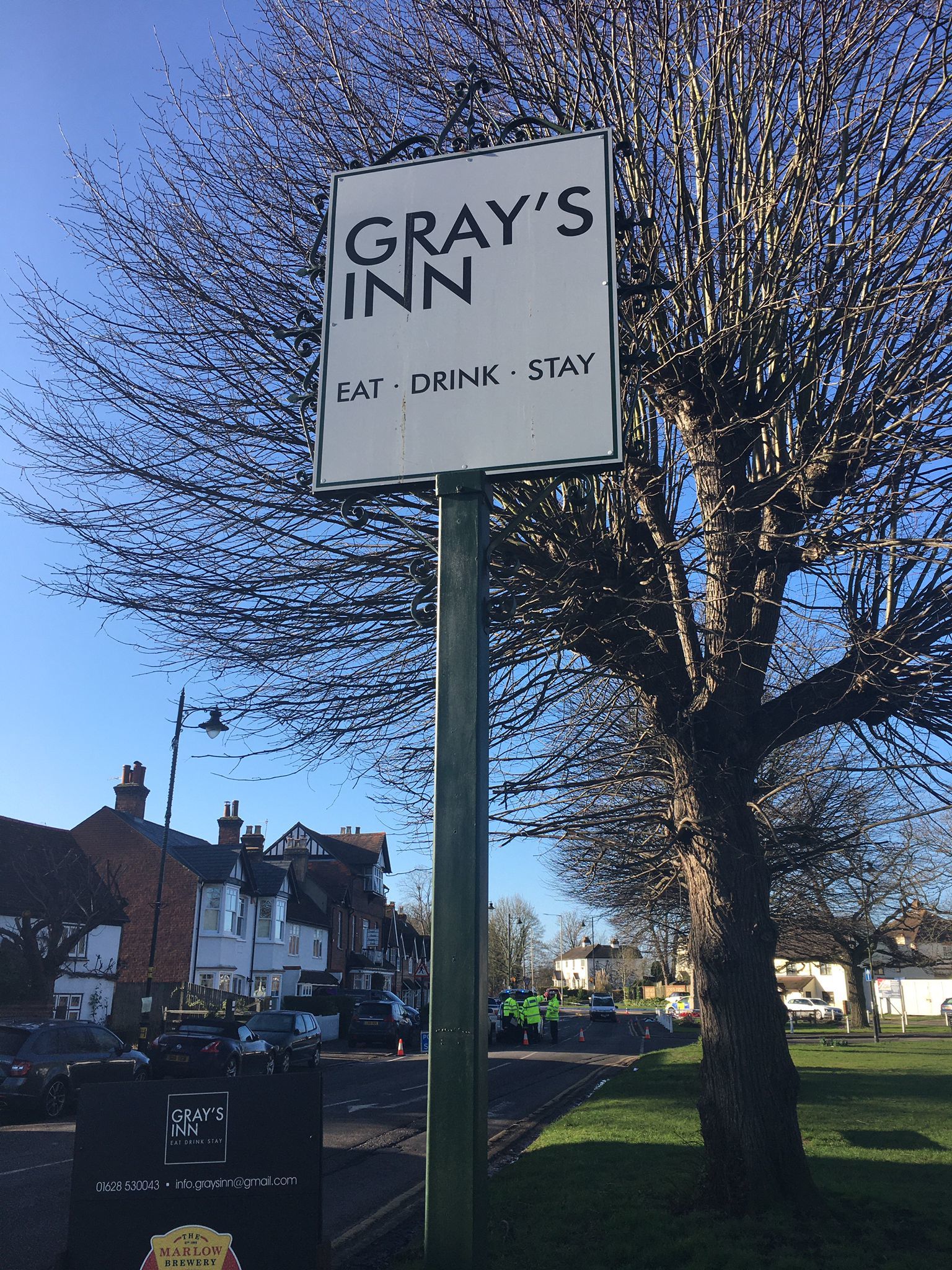 It happened near the Grays Inn in Wooburn Green